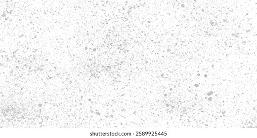 Textured white background, dusty halftone, black spray paint splatters, ink spots, bold grunge stipple effect in retro style