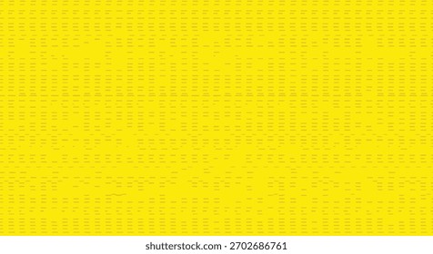 Um fundo amarelo texturizado com um padrão repetido de pequenas linhas tracejadas cria uma superfície vibrante e visualmente interessante.