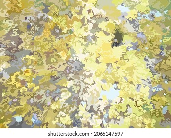 Textured yellow-gray background for textiles or prints. Texture of the old concrete wall with moss for backgrounds and textures, wallpaper, fabric products, covers, camouflage, etc.