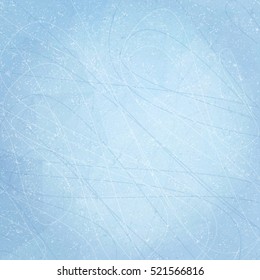 Textures blue ice. Ice rink. Vector illustration background.