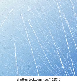 Textures blue ice. Ice rink. Vector illustration background.