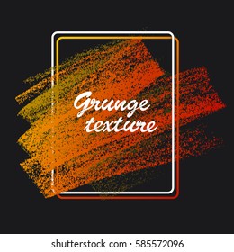 Textures of chalk and charcoal. Vector brush strokes. Soft pastel colors. Decorative frame. High resolution image. Grunge template. For registration of design projects.