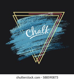 Textures of chalk and charcoal. Vector brush strokes. Soft pastel colors. Decorative frame. High resolution image. Grunge template. For registration of design projects.
