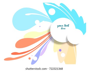 texture.Vector of abstract geometric pattern.Circle on background of abstract background. your text here. EPS10