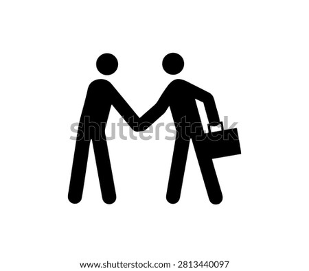 TF 042: Meeting point icon sign. Transportation facilities vector design and illustration.


