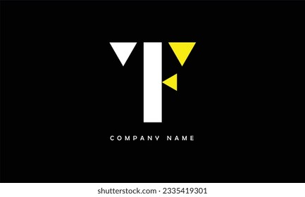 TF, FT Abstract Letters Logo Monogram