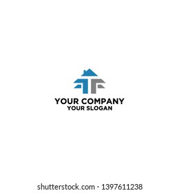 TF home in Arrow Logo Design