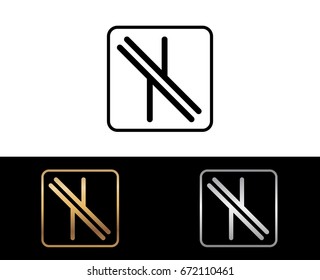 TF initial box shape Logo designs template

