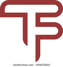 TF initial logo for bussines