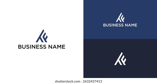 TF Initials Logo in Minimalist Style with Business Name for Corporate Identity