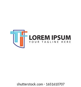 Initialdesign für TF-Buchstaben-Logo