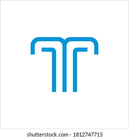 símbolo vectorial de diseño de logotipo TF