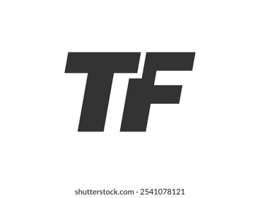 TF Techno Editable Font Logo For Corporate Branding. Bold, Futuristic Design With Unique Typographic Ideas. Minimal Custom Type And Dynamic Letter Variations For Promotion, Printing, And Book Titles