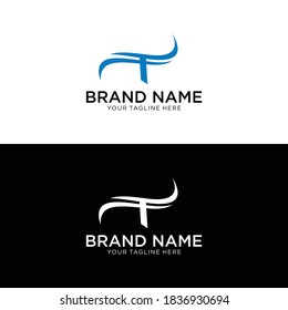 tf vector logo design for real estate agent initials, companies, offices, technology and etc.

