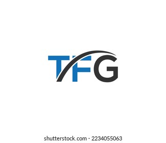 TFG Abstrakte Vector Icon Logo Design Monogram Vorlage.