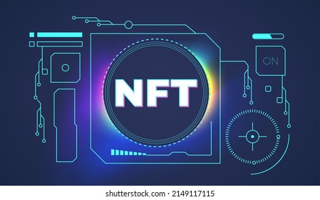 TFT. Bitcoin сoncept. Mining geometric wallpaper. Financial well-being
