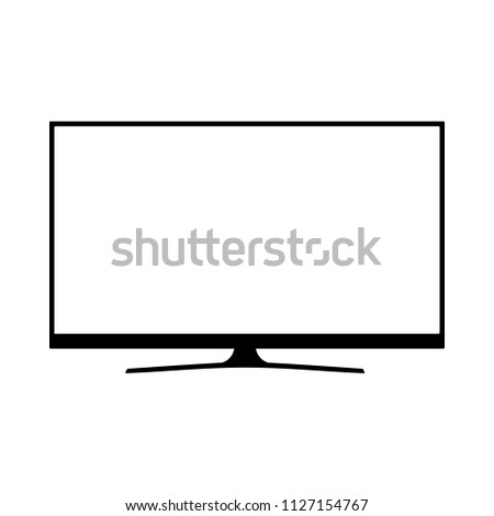TFT LED wide screen smart tv icon