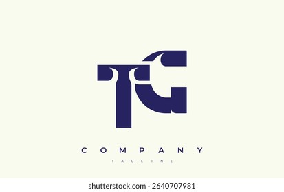 TG Abstract Geometric Logo Design. Modern and elegant logo design with simplistic typography elements, showcasing branding excellence.