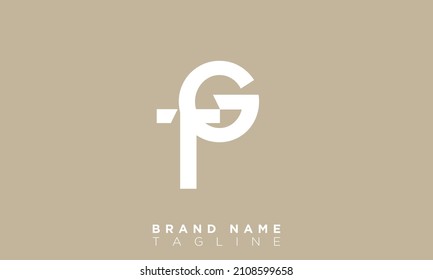 TG Alphabet Buchstaben Initial Monogram Logo GT, T und G