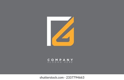 TG letras alfabéticas Iniciales logotipo de monograma GT, T y G