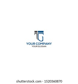 TG Church Logo Design Vector