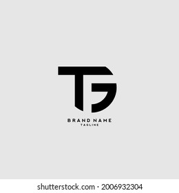TG or GT logo vector, Initial logo vector