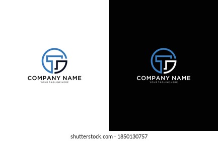 tg, gt, tc, logo with Pentagon style and black color, strong visual vector