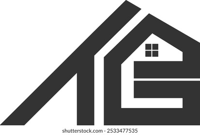 TG house logo design. TG Real Estate logo vectors. GT house logo design. GT home vectors. TG logo design royalty free download