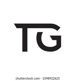 TG initial letter logo template vector icon design