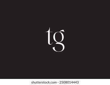 TG lette rlogo design and initial design