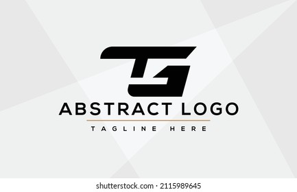 Diseño del logotipo de la letra TG. Letras iniciales Icono del logotipo de TG.