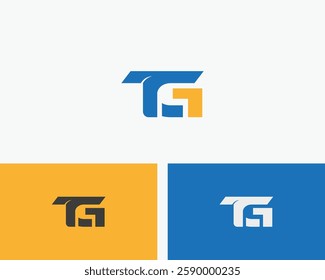 TG Letter Logo Design Template