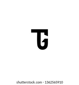 tg letter logo vector