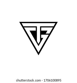 tg letter original monogram logo design