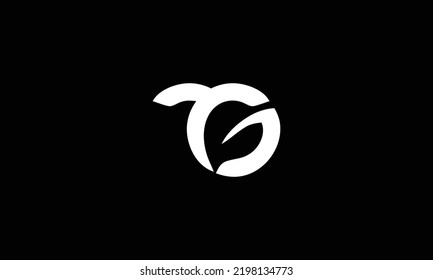  TG letter vector logo abstract 
