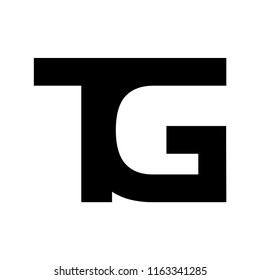 tg letter vector logo. gt letter vector logo