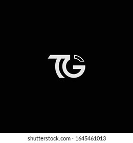 TG lettering for logo and icons
