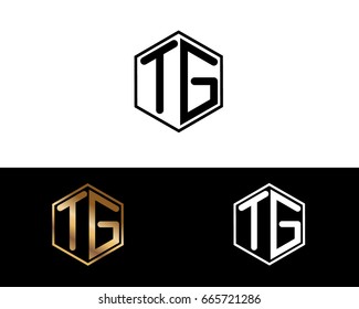 TG letters linked with hexagon shape logo




