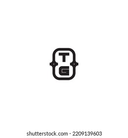 TG line bold concept in high quality professional design that will print well across any print media