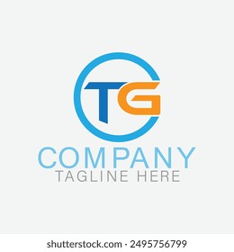  TG logo design template collection Free vector