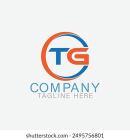  TG logo design template collection Free vector