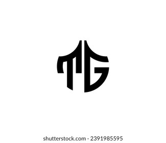 TG Logo design vector template