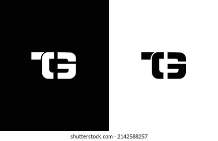 TG monogram logo design concept