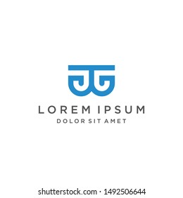 TGG Logo Monogram Icon Vector Template
