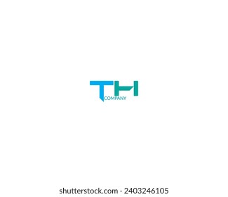 TH 
Firmenlogo, Creative , Luxus , letztes Logo,