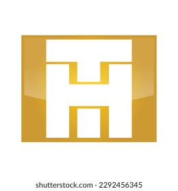 Plantilla de logotipo de la letra HT 3