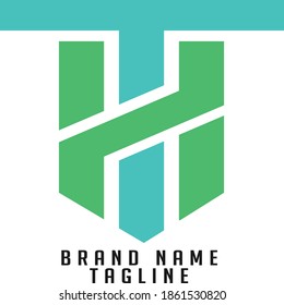 TH initials logo, name initials logo, company initials logo, person initials logo
