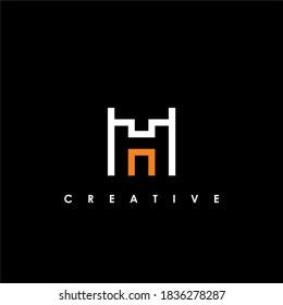 TH Letter Initial Logo Design Template Vector Illustration	
