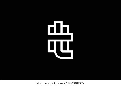 TH letter logo design on luxury background. HT monogram initials letter logo concept. TH icon design. HT elegant and Professional white color letter icon design on black background. 