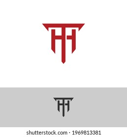 TH letter logo design vector